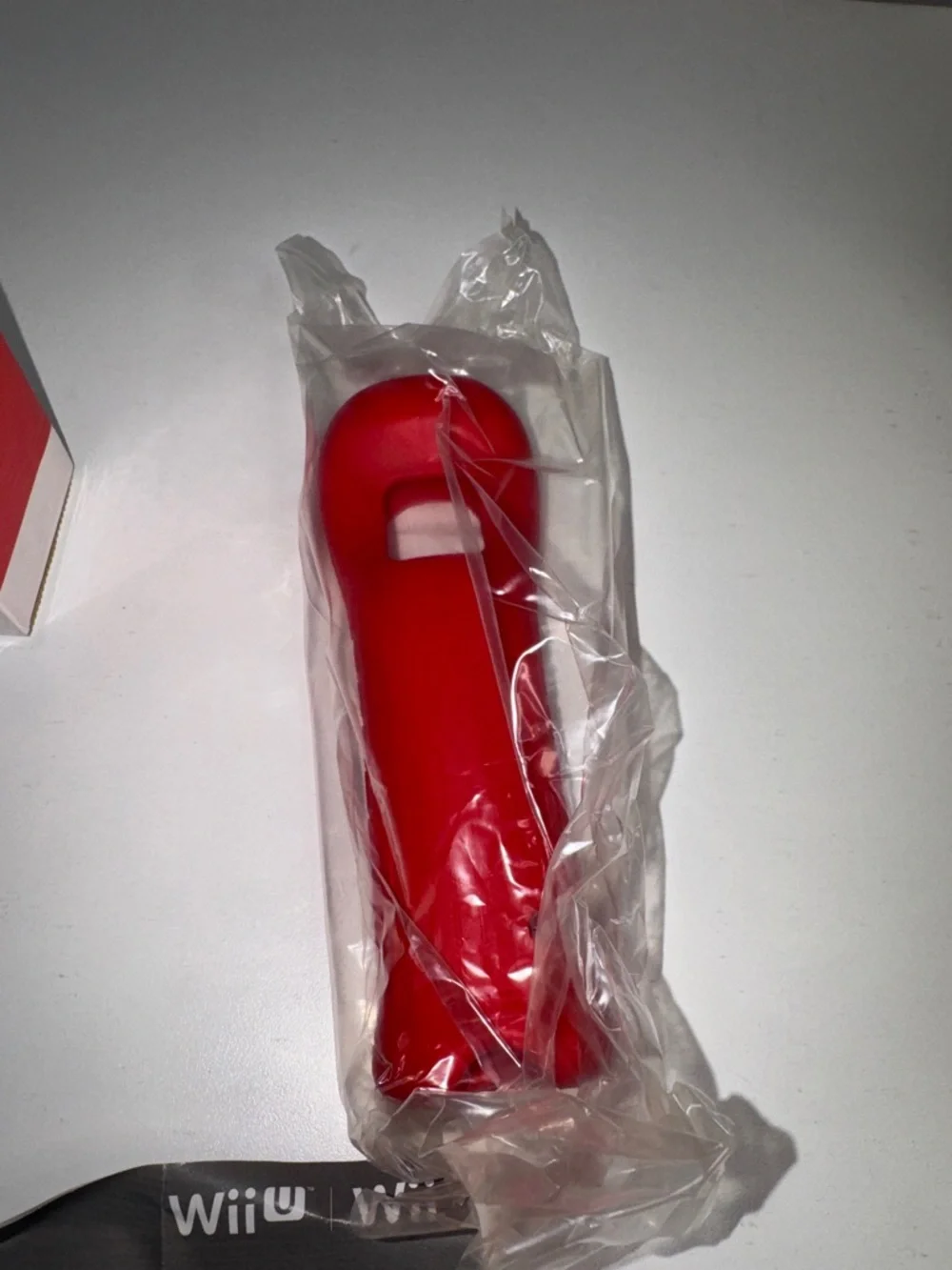 Nintendo Wii Remote Plus Mario Red + Black Silicone Covers Bundle